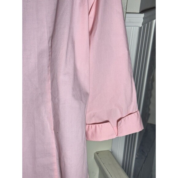Chadwick’s Pink Button Down Blouse 3/4 Sleeves Sz XL - Picture 6 of 10